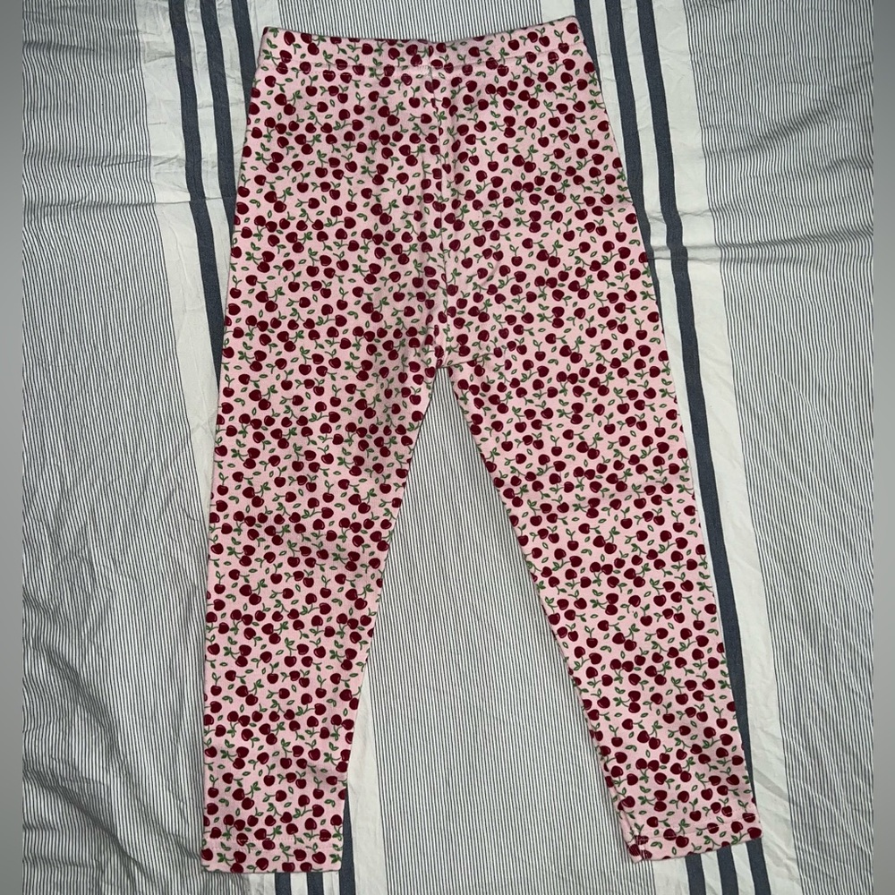 Gymboree Red Cherry Pattern Leggings